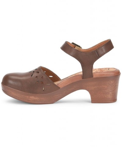 Women's Jasmine Comfort Mary Jane Sandals Brown $51.70 Shoes