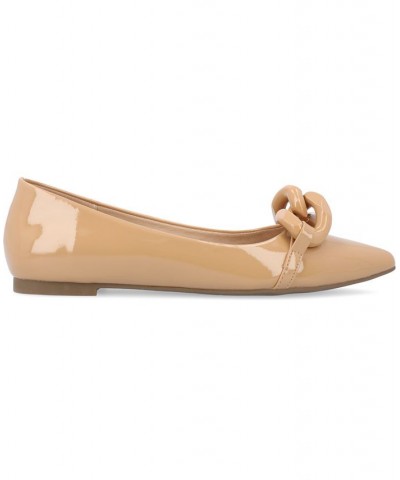 Women's Clareene Flats Tan $41.40 Shoes