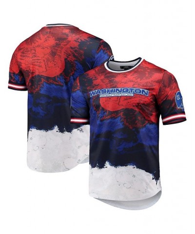 Men's Navy, Red Washington Football Team Americana Dip-Dye T-shirt $35.10 T-Shirts