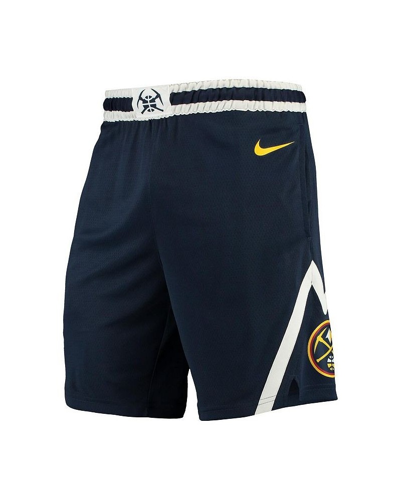 Men's Navy 2019/20 Denver Nuggets Icon Edition Swingman Shorts $38.49 Shorts