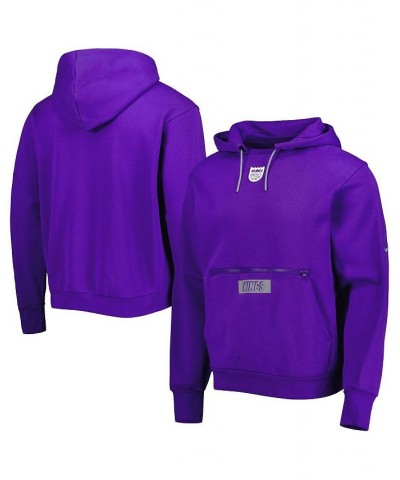 Men's Purple Sacramento Kings 2022/23 City Edition Courtside Heavyweight Fleece Pullover Hoodie $42.92 Sweatshirt