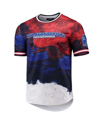 Men's Navy, Red Washington Football Team Americana Dip-Dye T-shirt $35.10 T-Shirts