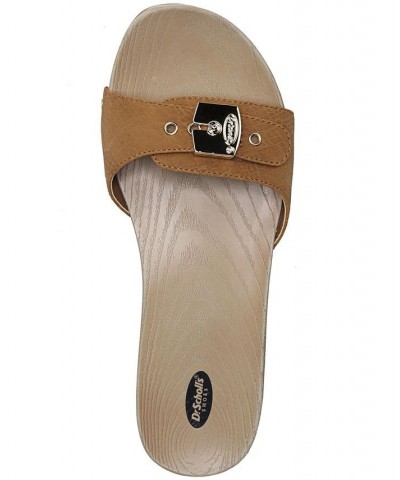 Women's Classic Slide Sandals Tan/Beige $33.00 Shoes