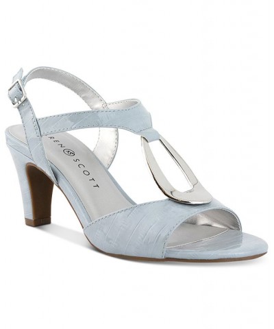 Women's Danee Dress Sandals Blue $31.80 Shoes