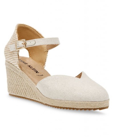 Women's Zana Wedge Sandal White $51.48 Shoes