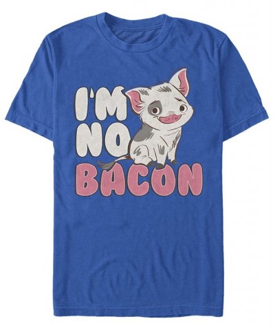 Disney Men's Moana Pua Cute I'm No Bacon, Short Sleeve T-Shirt Blue $19.94 T-Shirts