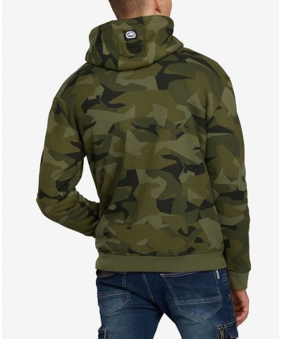 Men's Big and Tall Techno Stack Sherpa Hoodie Green $44.10 Sweatshirt