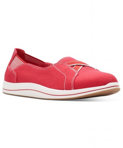 Women's Breeze Skip Cloudsteppers Sneakers Red $43.20 Shoes