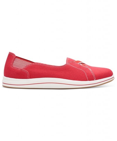 Women's Breeze Skip Cloudsteppers Sneakers Red $43.20 Shoes