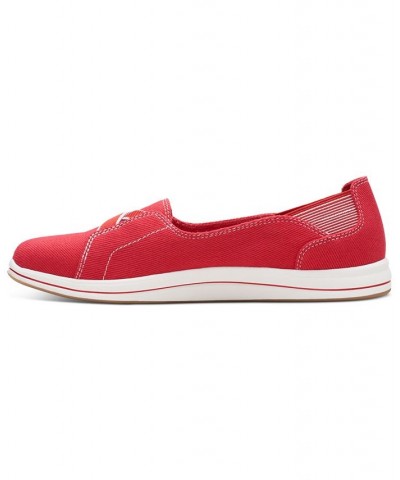 Women's Breeze Skip Cloudsteppers Sneakers Red $43.20 Shoes