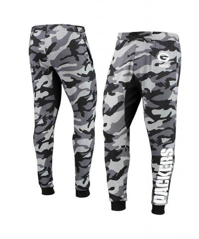 Men's Black Green Bay Packers Camo Jogger Pants $29.76 Pants