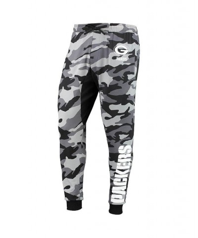 Men's Black Green Bay Packers Camo Jogger Pants $29.76 Pants