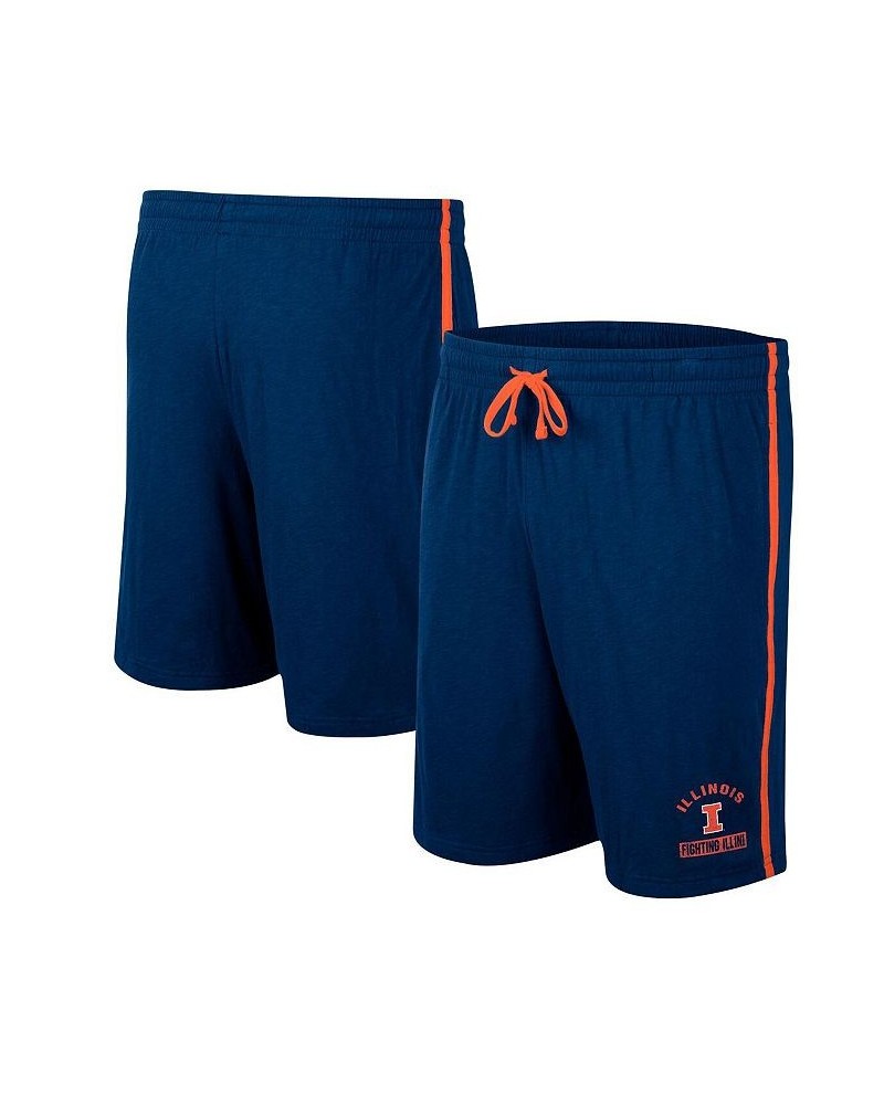 Men's Navy Illinois Fighting Illini Thunder Slub Shorts $20.51 Shorts