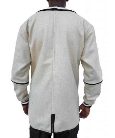 Men's Varsity Classic-Fit Sweater-Knit Kimono with Zip-Off Sleeves Tan/Beige $116.80 Sweaters