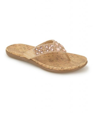 Women's Glamathon Flat Sandals PD06 $37.13 Shoes