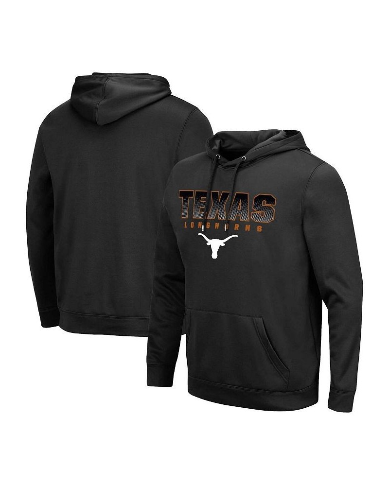 Men's Black Texas Longhorns Blackout 3.0 Pullover Hoodie $33.79 Sweatshirt