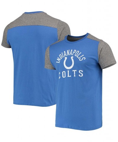 Men's Royal, Gray Indianapolis Colts Field Goal Slub T-shirt $24.20 T-Shirts