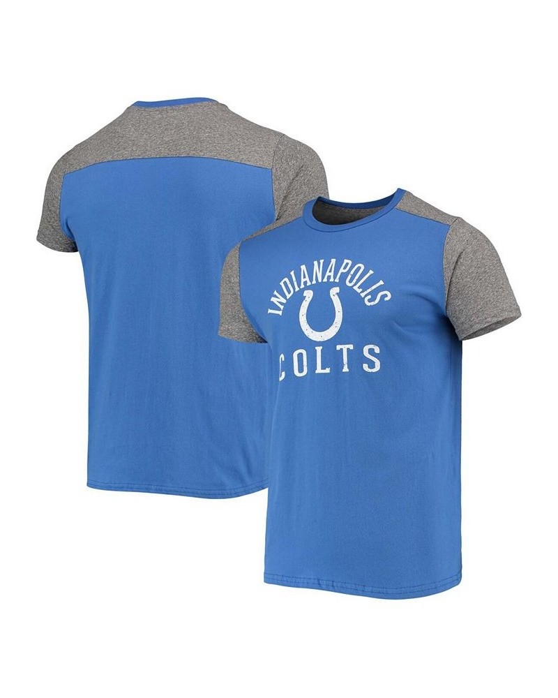 Men's Royal, Gray Indianapolis Colts Field Goal Slub T-shirt $24.20 T-Shirts