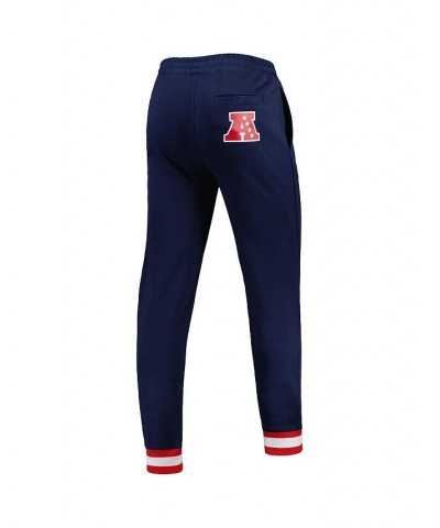 Men's Navy New England Patriots Blitz Fleece Jogger Pants $37.10 Pants