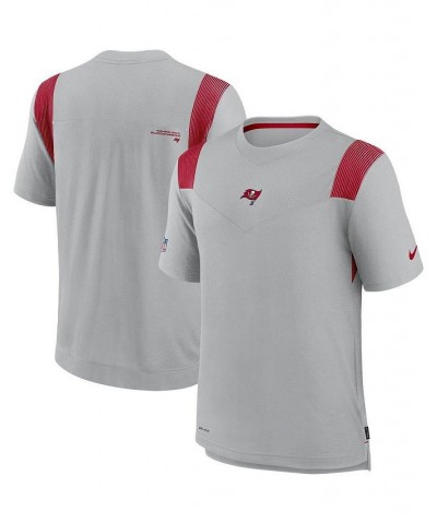 Men's Gray Tampa Bay Buccaneers Sideline Player UV Performance T-shirt $23.65 T-Shirts