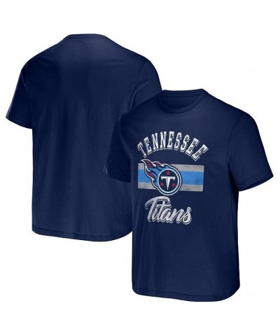 Men's NFL x Darius Rucker Collection by Navy Tennessee Titans Stripe T-shirt $23.00 T-Shirts