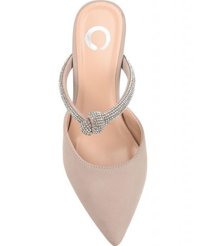 Women's Lunna Rhinestone Heels Pink $38.95 Shoes