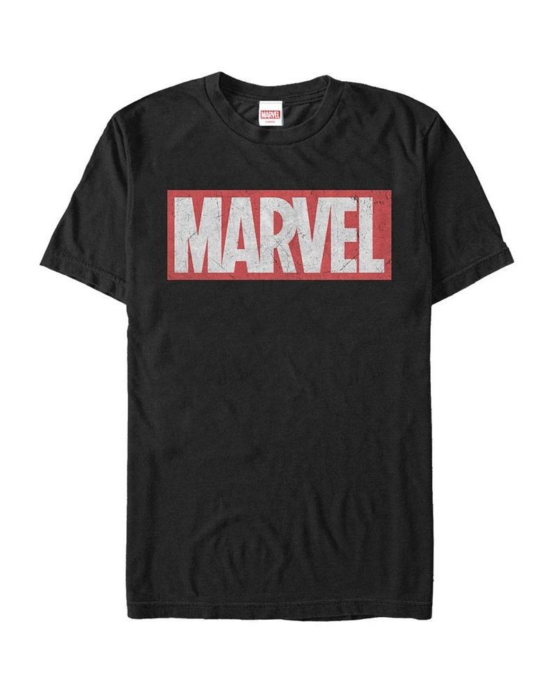 Marvel Men's Distressed Marvel Men's Logo Short Sleeve T-Shirt Black $14.00 T-Shirts