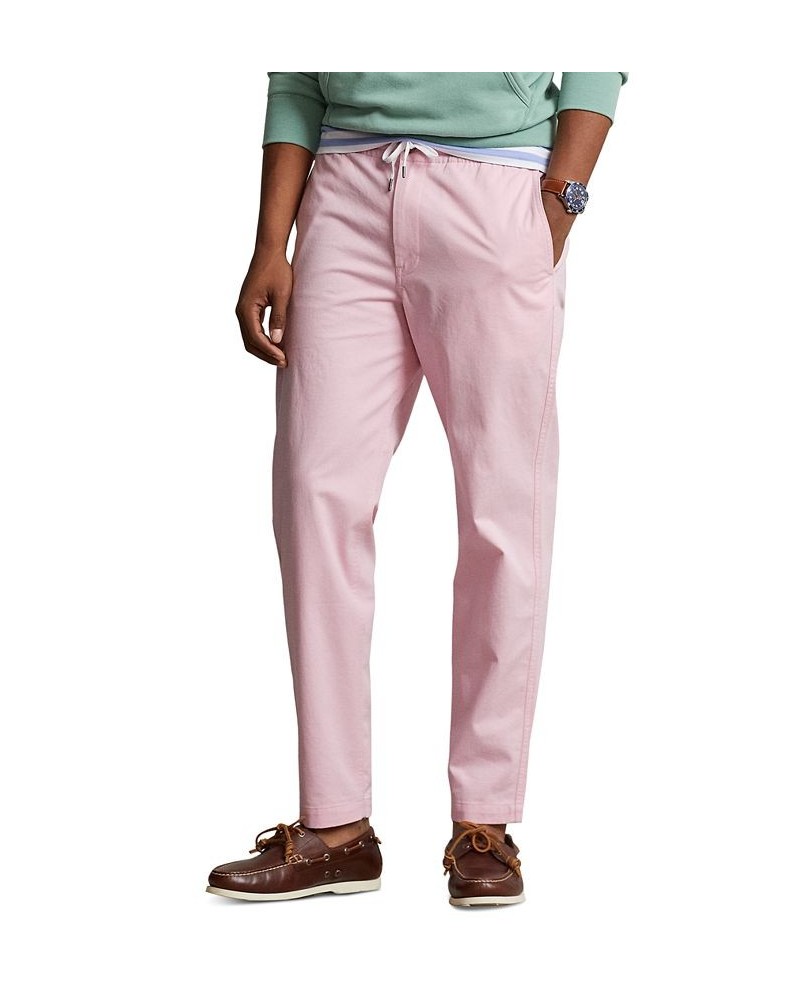 Men's Stretch Classic-Fit Polo Prepster Pants Pink $38.75 Pants