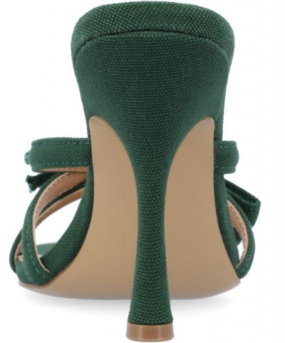 Women's Cilicia Stiletto Sandal Green $49.39 Shoes