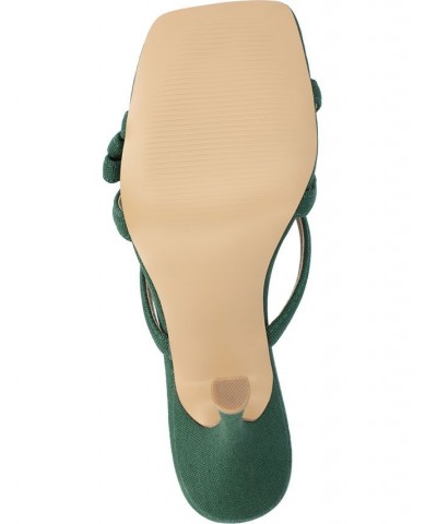 Women's Cilicia Stiletto Sandal Green $49.39 Shoes