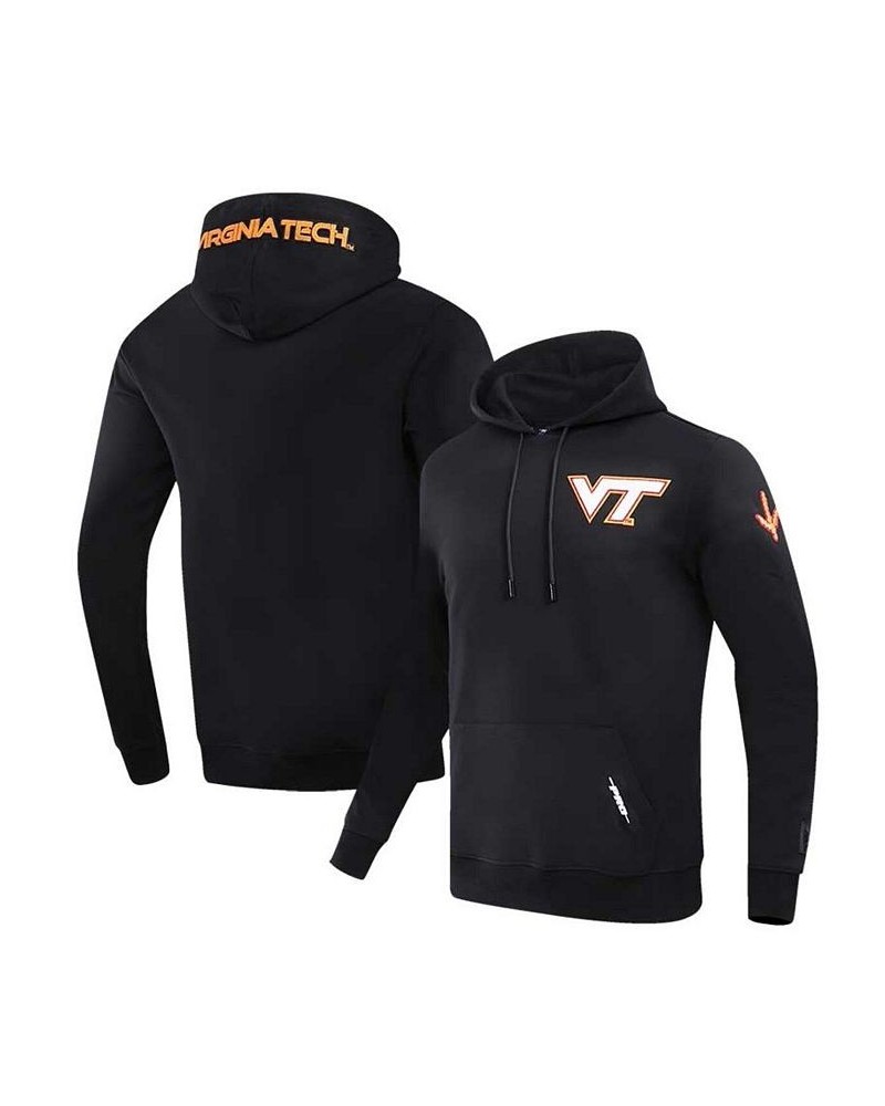 Men's Black Virginia Tech Hokies Classic Pullover Hoodie $42.90 Sweatshirt