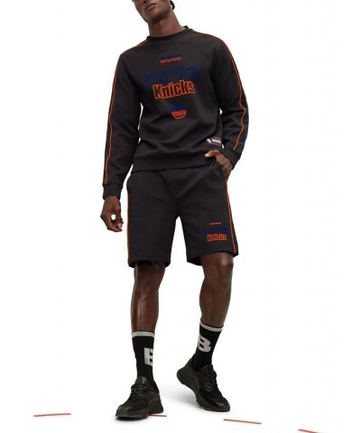 BOSS x NBA Men's New York Knicks Regular-Fit Sweatshirt Black $64.61 Sweatshirt