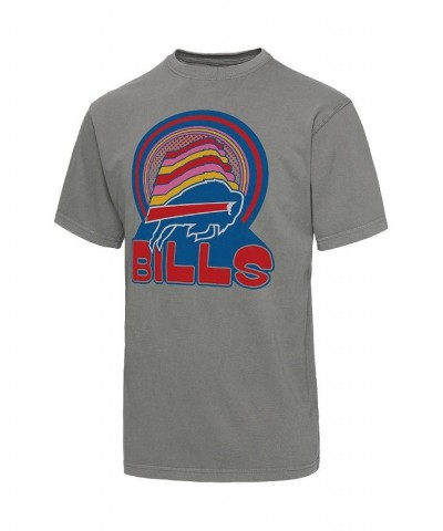 Men's Graphite Buffalo Bills Wonderland Infinity Vibe T-shirt $20.50 T-Shirts