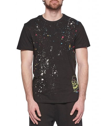 ELEVEN PARIS Men's Splatter Logo Graphic T-Shirt Multi $30.16 T-Shirts