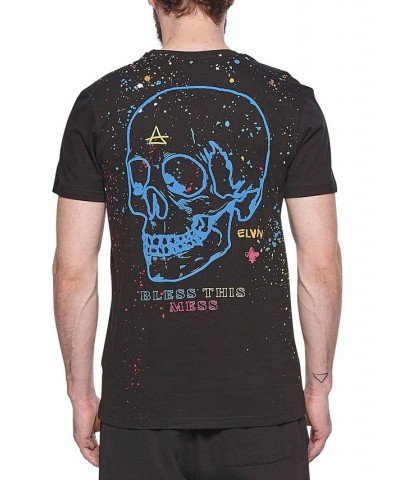 ELEVEN PARIS Men's Splatter Logo Graphic T-Shirt Multi $30.16 T-Shirts