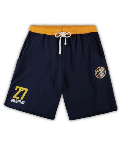 Men's Jamal Murray Navy Denver Nuggets Big and Tall French Terry Name and Number Shorts $27.99 Shorts