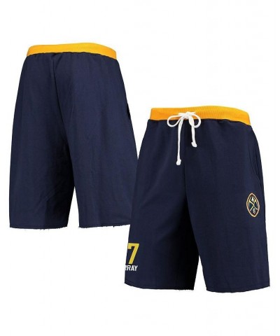 Men's Jamal Murray Navy Denver Nuggets Big and Tall French Terry Name and Number Shorts $27.99 Shorts