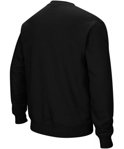 Men's Black Army Black Knights Arch Logo Crew Neck Sweatshirt $28.20 Sweatshirt