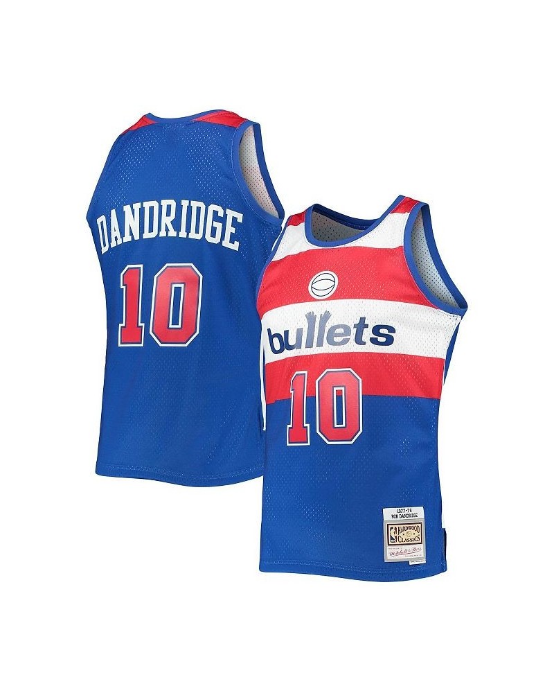 Men's Bob Dandridge Blue Washington Bullets 1977-78 Hardwood Classics Swingman Jersey $49.30 Jersey