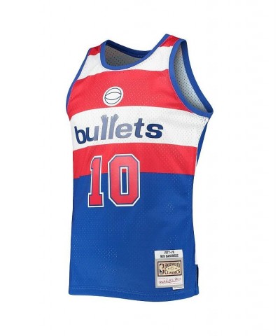 Men's Bob Dandridge Blue Washington Bullets 1977-78 Hardwood Classics Swingman Jersey $49.30 Jersey