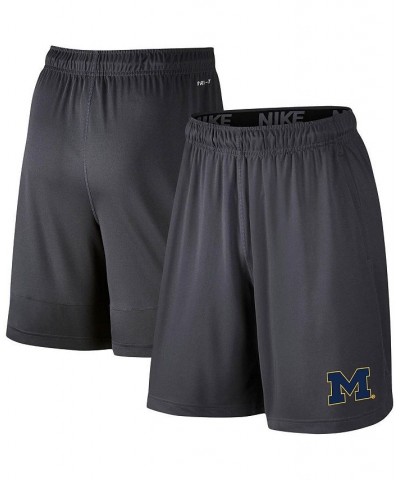 Men's Anthracite Michigan Wolverines College Primary Logo 2.0 Fly Performance Shorts $25.85 Shorts