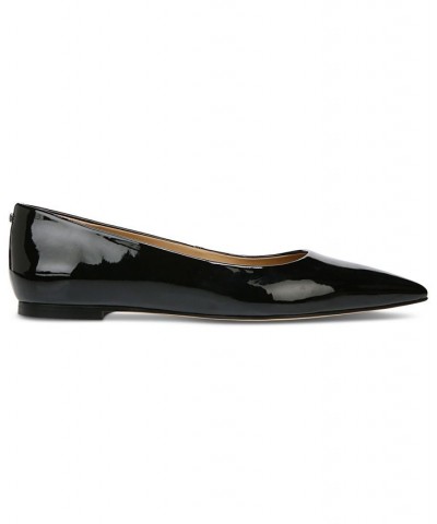 Women's Wanda Pointed Toe Flats Black $63.00 Shoes