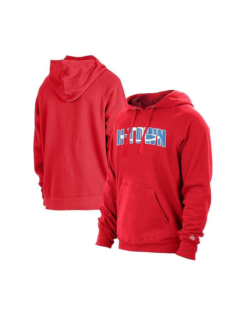 Men's Red Houston Rockets 2020/21 City Edition Pullover Hoodie $24.94 Sweatshirt