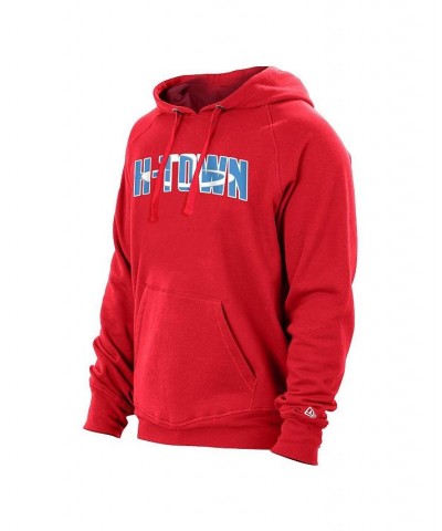 Men's Red Houston Rockets 2020/21 City Edition Pullover Hoodie $24.94 Sweatshirt