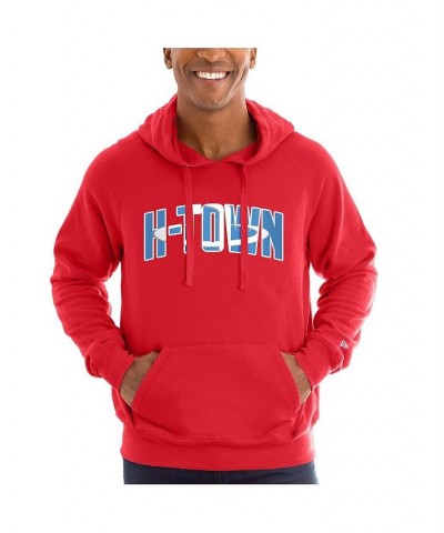 Men's Red Houston Rockets 2020/21 City Edition Pullover Hoodie $24.94 Sweatshirt