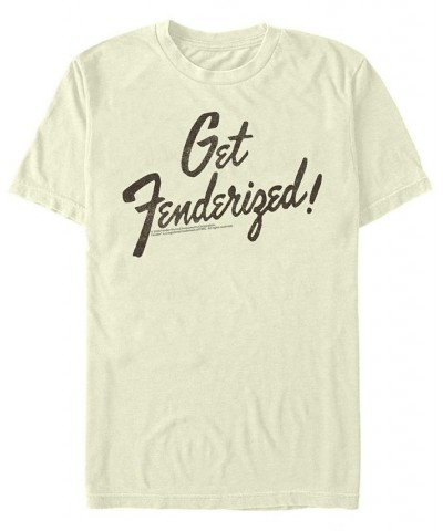 Men's Get Fenderized Short Sleeve Crew T-shirt Tan/Beige $18.54 T-Shirts