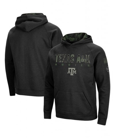 Men's Black Texas A&M Aggies Big and Tall OHT Military-Inspired Appreciation Raglan Pullover Hoodie $38.40 Sweatshirt