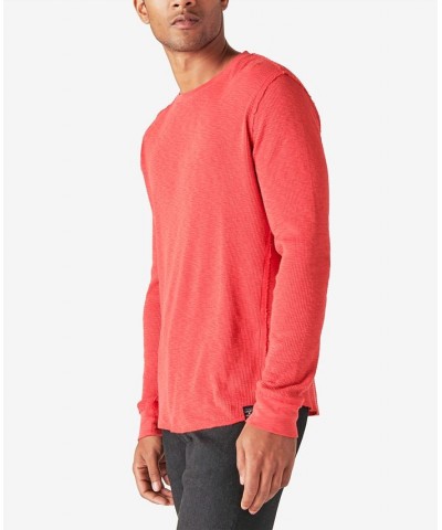 Men's Thermal Crewneck Long Sleeve Sweater $32.67 Sweaters