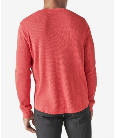 Men's Thermal Crewneck Long Sleeve Sweater $32.67 Sweaters