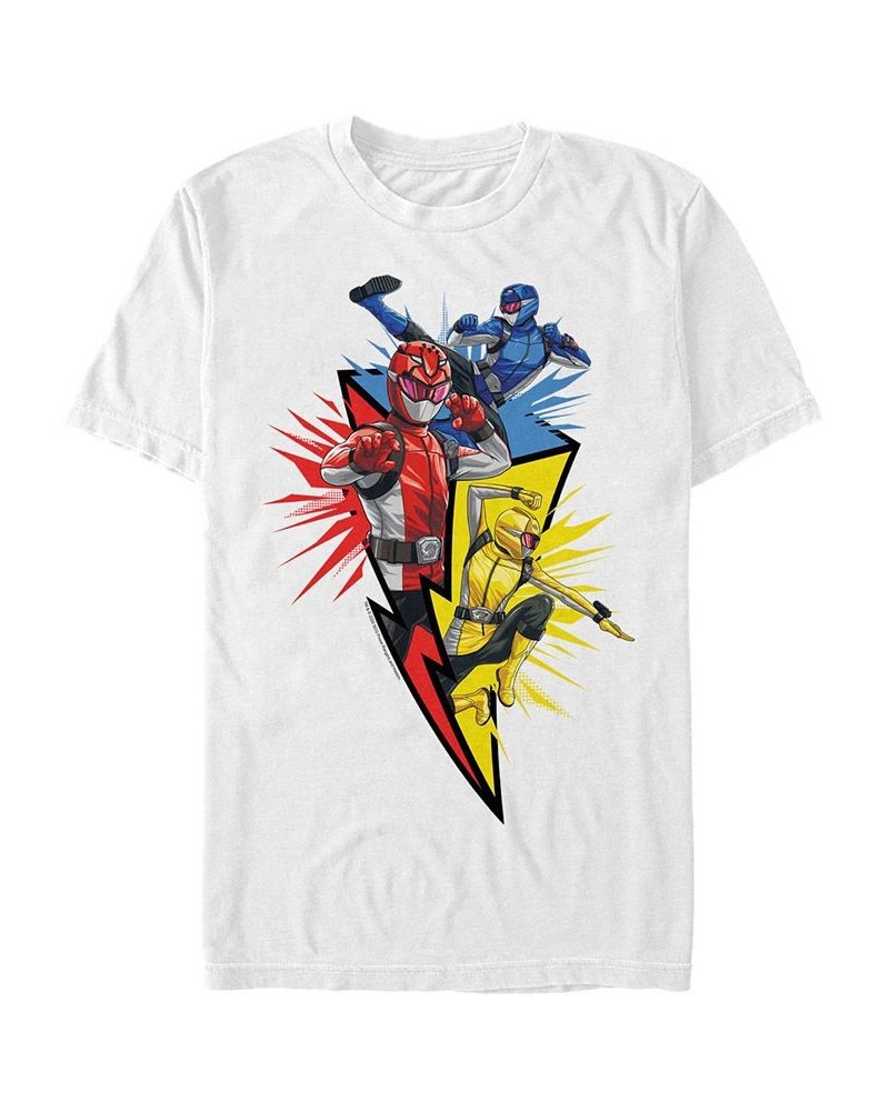 Men's Primary Rangers Short Sleeve Crew T-shirt White $16.80 T-Shirts